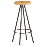 Bar Stools 2 pcs Rough Mango Wood 286614