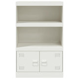 Sideboard White 67x39x107 cm Steel 841672