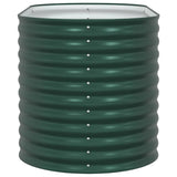 Garden Raised Bed Green 160 x 80 x 81 cm Steel 42008125