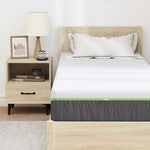 Mattress White and Grey 80 x 200 cm Pocket Spring 4106360