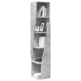 Corner Cabinet 27.5x27x140cm Engineered Wood Concrete Grey 889868