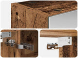 Bathroom Mirror Cabinet Old Wood 100 x 14.5 x 70 cm 889125