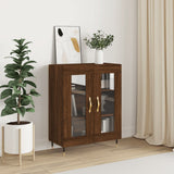 Sideboard Brown Oak 69.5x34x90 cm Engineered Wood 827771