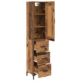 Highboard Old Wood 34.5 x 34 x 180 cm Engineered Wood 3415607