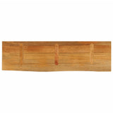 Table Top Live Edge 120x40x3.8 cm Solid Wood Mango 370590