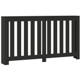 Radiator Cover Black 149x20x82 cm Engineered Wood 852745