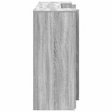 Reception Desk Grey Sonoma 180x50x103.5 cm Engineered Wood 3324174