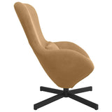 Egg Chair Brown 63 x 73 x 90 cm Velvet 42002764
