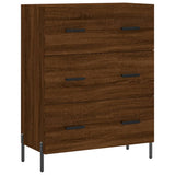 Sideboard Brown Oak 69.5x34x90 cm Engineered Wood 827867