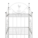 ZNTS Plant Rack Square White 40781