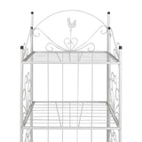 ZNTS Plant Rack Square White 40781