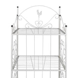 Plant Rack Square White 40781