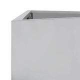 Garden Planter Triangular 40x34.5x75 cm Galvanized Steel 851167