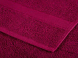 Premium Bath Towels "SOLUND" 4 pcs Bordeaux 100x150 cm 600 gsm 137216