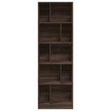 Bookcase Brown Oak 57x28.5x174 cm Engineered Wood 847995