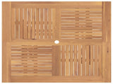 Garden Set 5 pcs Brown Solid Teak Wood 3437351