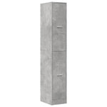 Apothecary Cabinet Concrete Grey 30x41x174.5 cm Engineered Wood 3309630