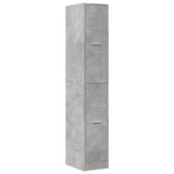 Apothecary Cabinet Concrete Grey 30x41x174.5 cm Engineered Wood 3309630