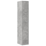 Apothecary Cabinet Concrete Grey 30x41x174,5 cm Engineered Wood 3309630