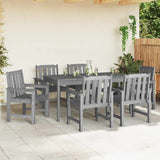 Garden Dining Chair 6 pcs Light Grey 65.5 x 55.5 x 88cm Plastic 3335800