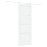 Sliding Door ORKDAL White 73.5 x 198.5 cm Solid Pine Wood 3333747