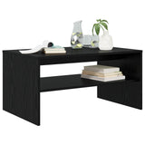 Coffee Table Black Oak 80 x 50 x 40 cm Engineered Wood 8000277