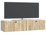 Wall-Mounted TV Cabinet Wall-mounted Sonoma Oak 98 x 31 x 30 cm 898217