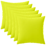 Cushion with Pillow HEERLEN 6 pcs Bright Green Polyester 927125