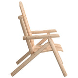 Garden Chair Natural Wood Solid spruce wood Medium Durable 363343