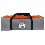 Bike Storage Tent Grey and Orange 256 x 222 x 182 cm Taffeta 42000998