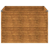 Garden Raised Bed 100x100x69 cm Corten Steel 152002