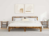 Bedside Table 2 pcs Smoked Oak 41 x 40 x 45 cm Engineered Wood 8000429