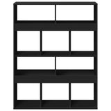 Bookcase Black 100x33x125.5 cm Engineered Wood 3309358
