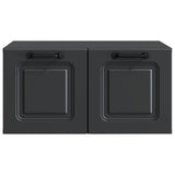 Wall-Mounted TV Cabinet Black 59.5 x 41 x 30 cm Engineered Wood 899356
