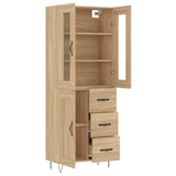 Highboard Sonoma Oak 69.5x34x180 cm Engineered Wood 3198692