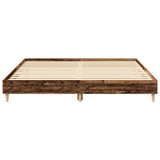 Bed Frame No Mattress Old Wood 200x200 cm Engineered Wood 3328706