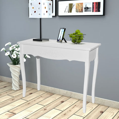 ZNTS Dressing Console Table White 241144