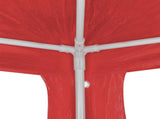 Party Tent Red 900 x 300 x 255 cm PE and Steel 42032990