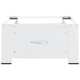 Washing Machine Pedestal with Drawer White 50448