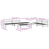 6 Piece Garden Lounge Set Impregnated Wood Pine 3186619