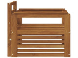 Outdoor Sofa Solid Acacia Wood Natural 3436339