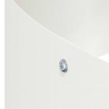 Garden Planter White 120 x 120 x 20 cm Cold-rolled Steel 873656