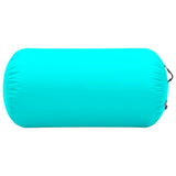 Inflatable Gymnastic Roll with Pump 120x75 cm PVC Green 92716