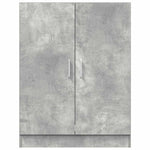 ZNTS Washing Machine Cabinets 2 pcs Concrete Grey Engineered wood 3324919