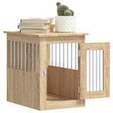 Dog Crate Furniture Sonoma Oak 45x62x59 cm Engineered Wood 838311