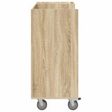 Golf Cabinet with Wheel Plain Sonoma Oak 90 x 45 x 98 cm 899465