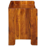 Shoe Bench Honey Brown 100 x 35 x 45 cm Acacia Solid Wood 4016525