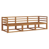 Outdoor Sofa Set 3 pcs Natural Solid Acacia Wood 3367107