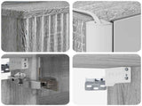 Bathroom Furniture Set 6 pcs Grey Sonoma 3407204