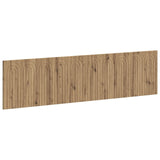 Wall-Mounted Headboard ALKMAAR Artisan Oak Engineered Wood 896274